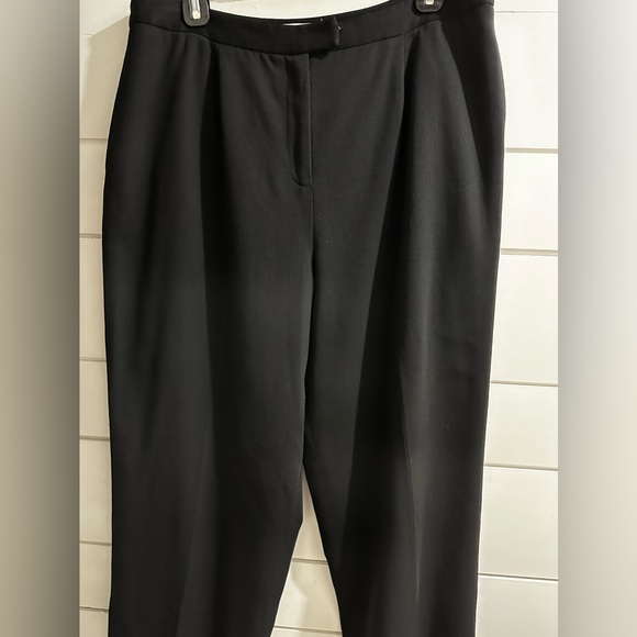 Talbots Stretch Womens Wool Dress Pants Black Size 14 - Picture 5 of 11